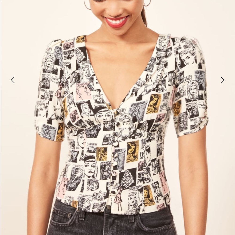 ❌SOLD❌ REFORMATION Devon top in sz 2 NEW WITH TAGS